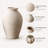 9" Rustic Ceramic Vase with Textured Finish
