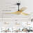 Kemp 52'' 3-Blade Standard Ceiling Fan with Remote Control-814519575