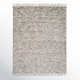 Talon Geometric Hand-Knotted Wool Area Rug in Gray/Brown