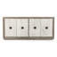 Denver 80" Transitional Distressed Gray Sideboard Buffet
