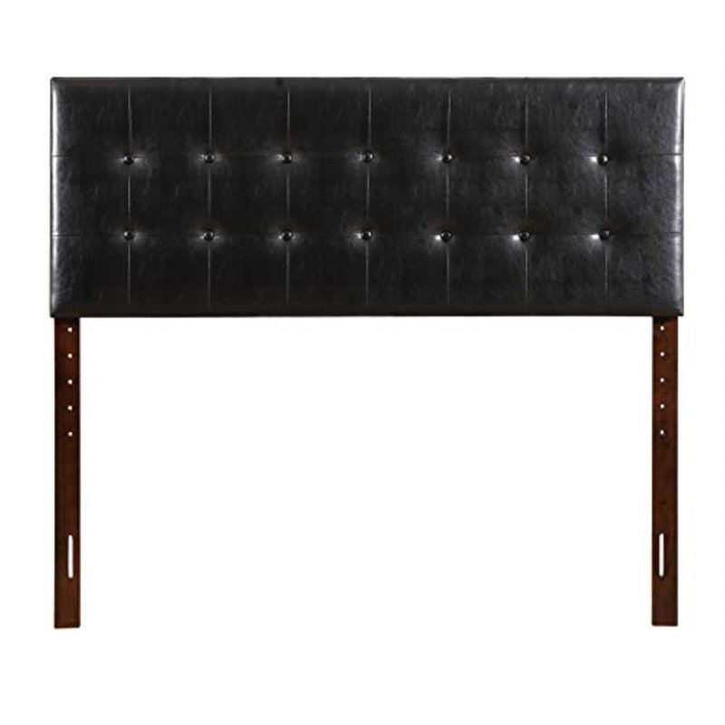 Upholstered Headboard, Queen, Black