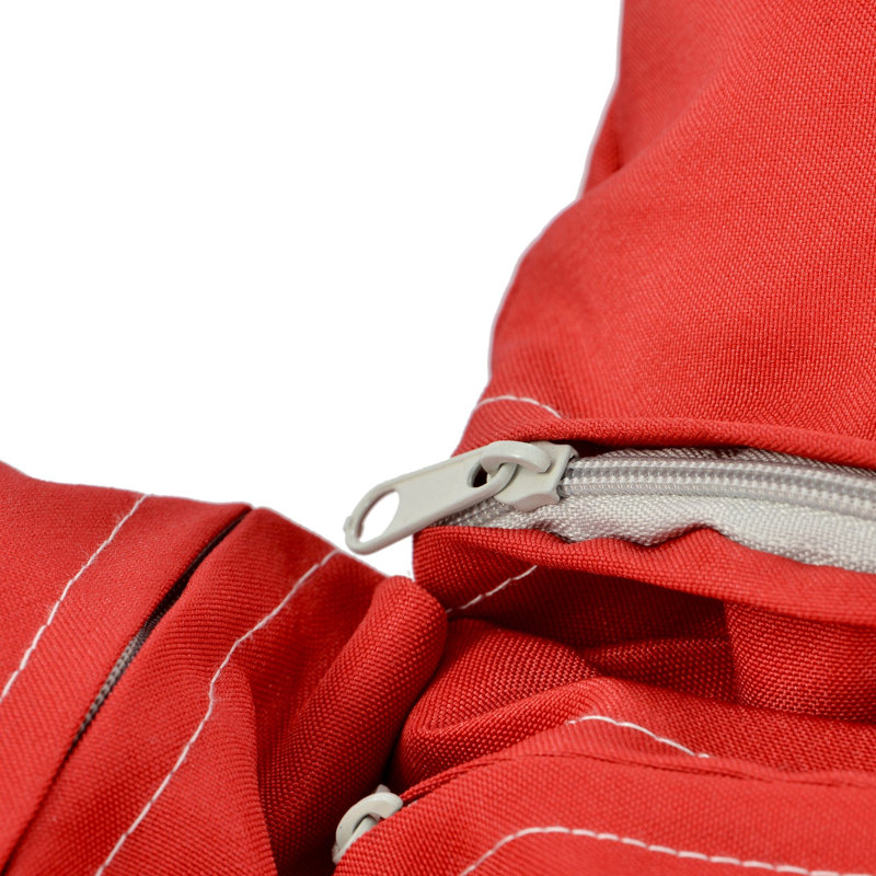 Balancelle de véranda avec support, Rouge