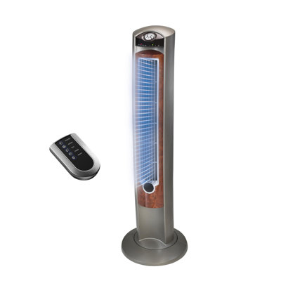 Oscillating Tower Fan with Remote, Quiet Floor Fans for Bedroom, 42"