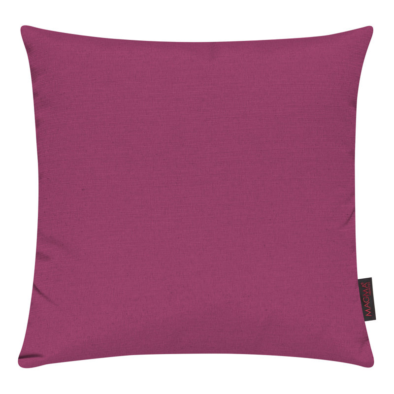 Fino Reversible Throw Pillow, 19" x 19", Pink
