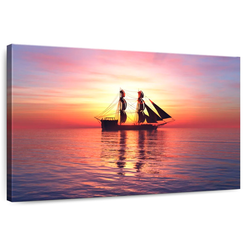 Silhouette de bateau Mehar, H 8 po x l 12 po