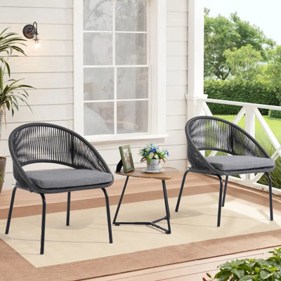 Ensemble de 3 tables d'extérieur 18,89 L pour 2 personnes