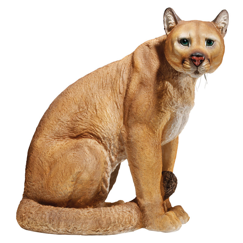 Statue american mountain cougar