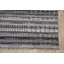 Tapis décoratif en laine de style marocain noir/gris de conception unique 4 pi 10 po x 7 pi 11 po noué à la main New Age