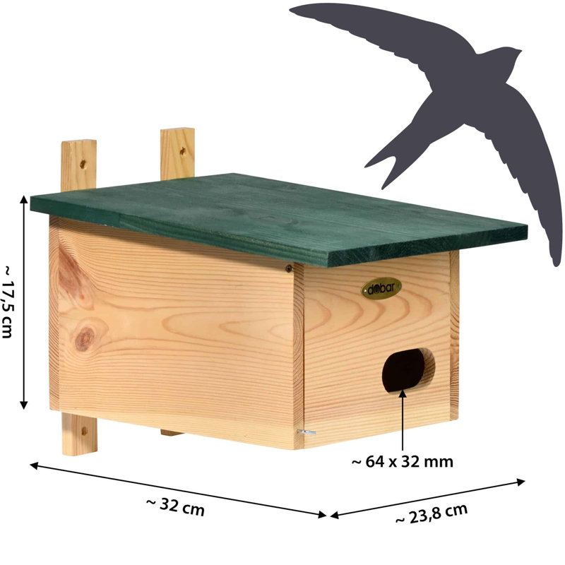 VOBU nesting box for swifts