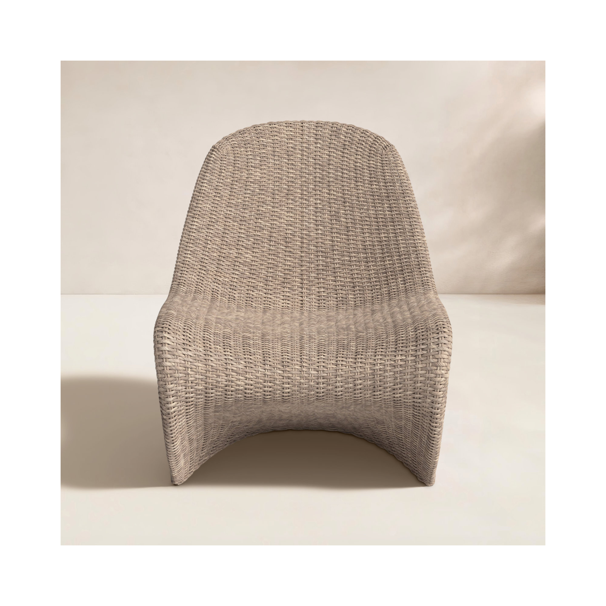 Daughtery Patio Chair, Vintage White