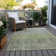 Machine Washable Indoor/Outdoor Xhevrie Aloe Rug