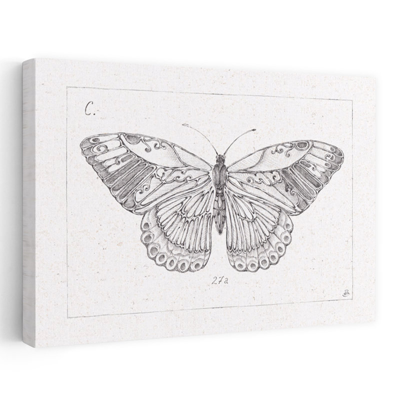 Art contemporain Art contemporain papillon, H 16 po x l 24 po