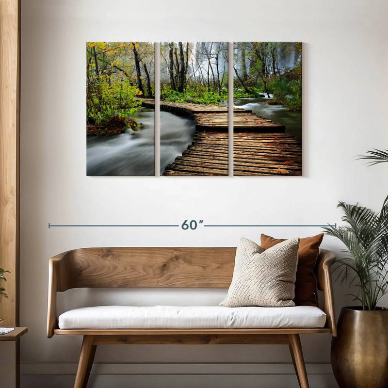 Alvord Forest River Wood Trail, H 28 po x l 45 po