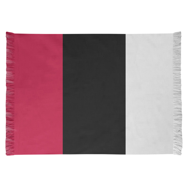 Tapis rouge/noir