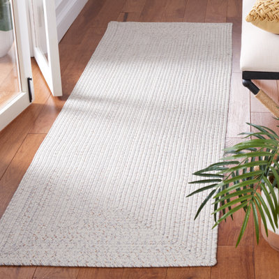 Katrein Hand Woven Performance Machine Washable Solid Colour Rug