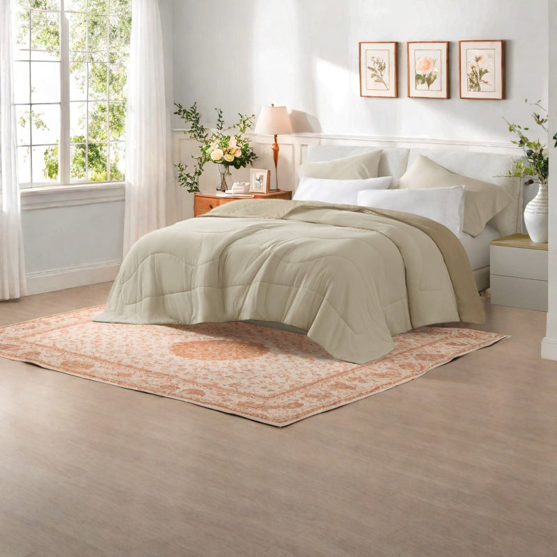 Temperature Regulating Nylon Bedding Set, Linen, Modern Design