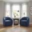 Fauteuil d'appoint pivotant en microfibre Luxury-134065415