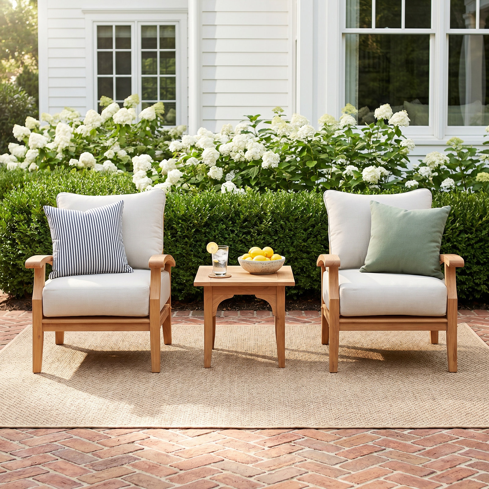 Summerton 4-Person Patio Seating Group, Beige