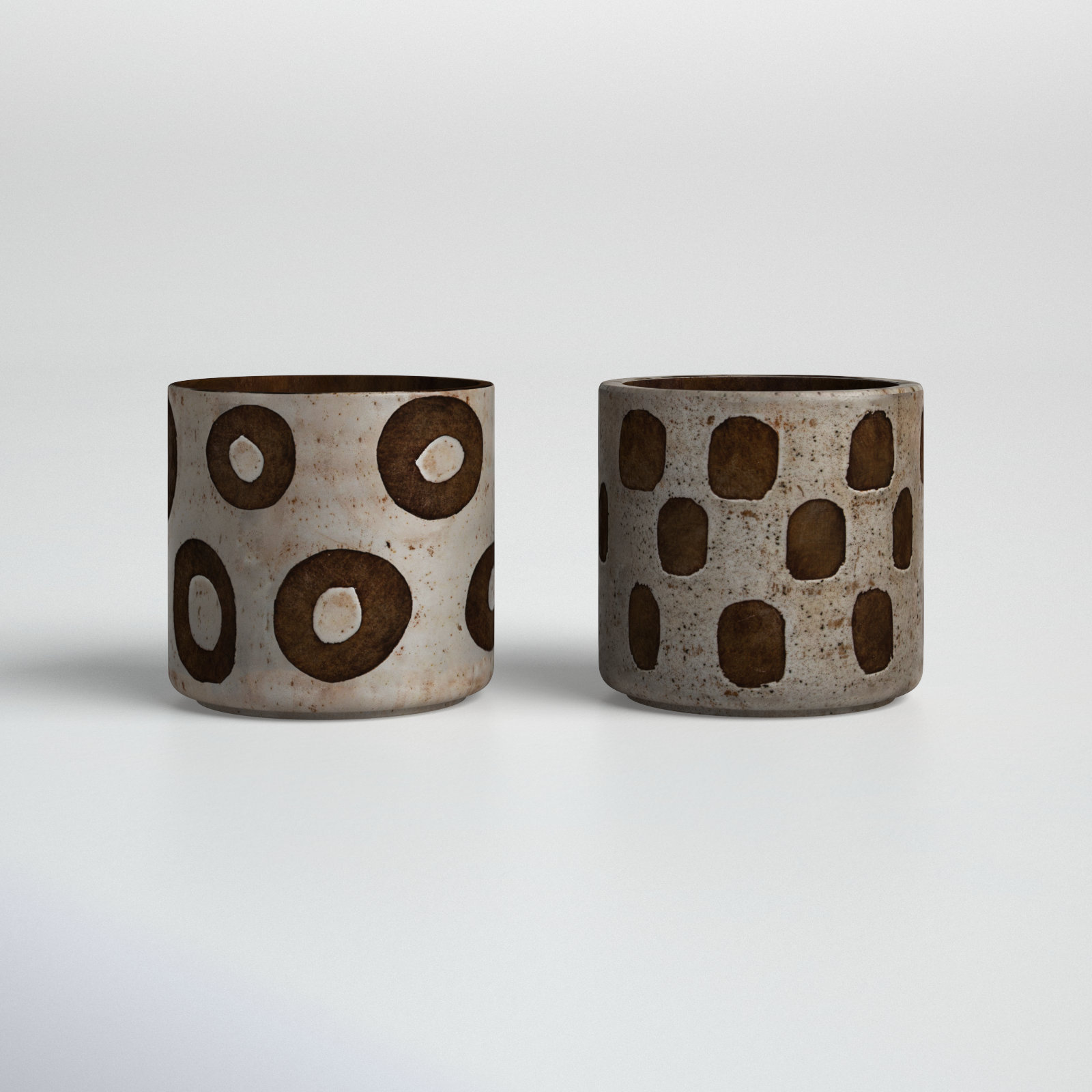 Brennen Terracotta Pot Planter - Set of 2