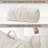 Edelia Ivory Poly Chenille Tufted Soft Sheen Long Lounger 27" x 74" Floor Pillow Cushion-781533645