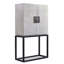 Maitland Smith Solid Wood Bar Cabinet