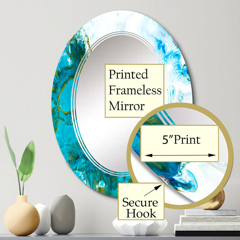 Miroir de salle de bain sans cadre, 30 po x 20 po