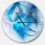 Horloge murale moderne Blue Nebula Star-34140940