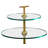 Cosmo Glass Top End Table