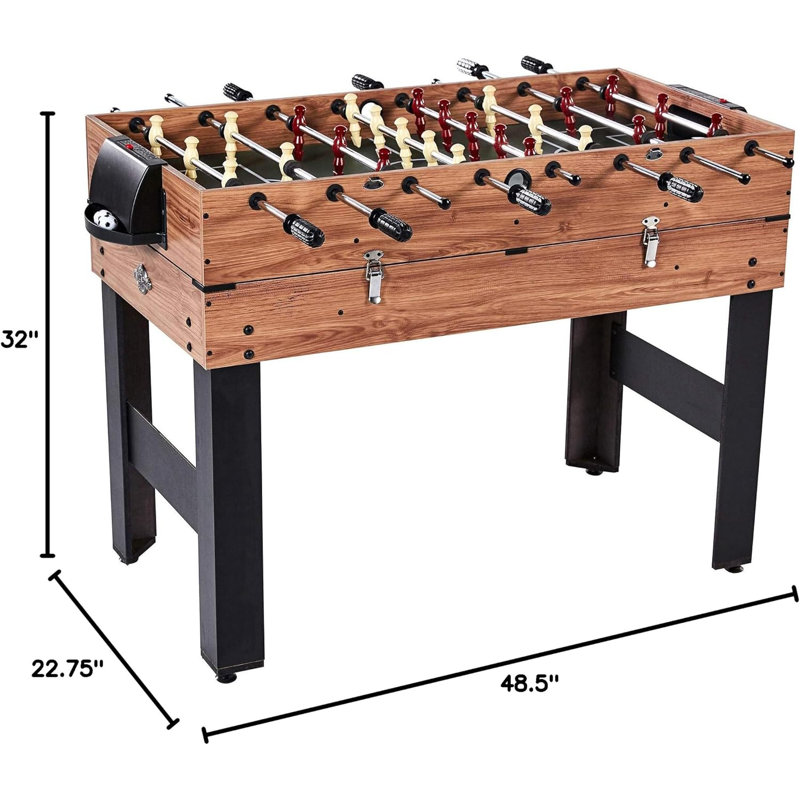 3 in 1 Sports Multigame, Pool Billiards, Slide Hockey, Foosball Game Table