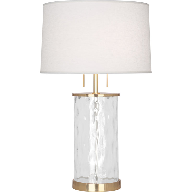 Lampe de table 28,25 po Gloria, Laiton moderne