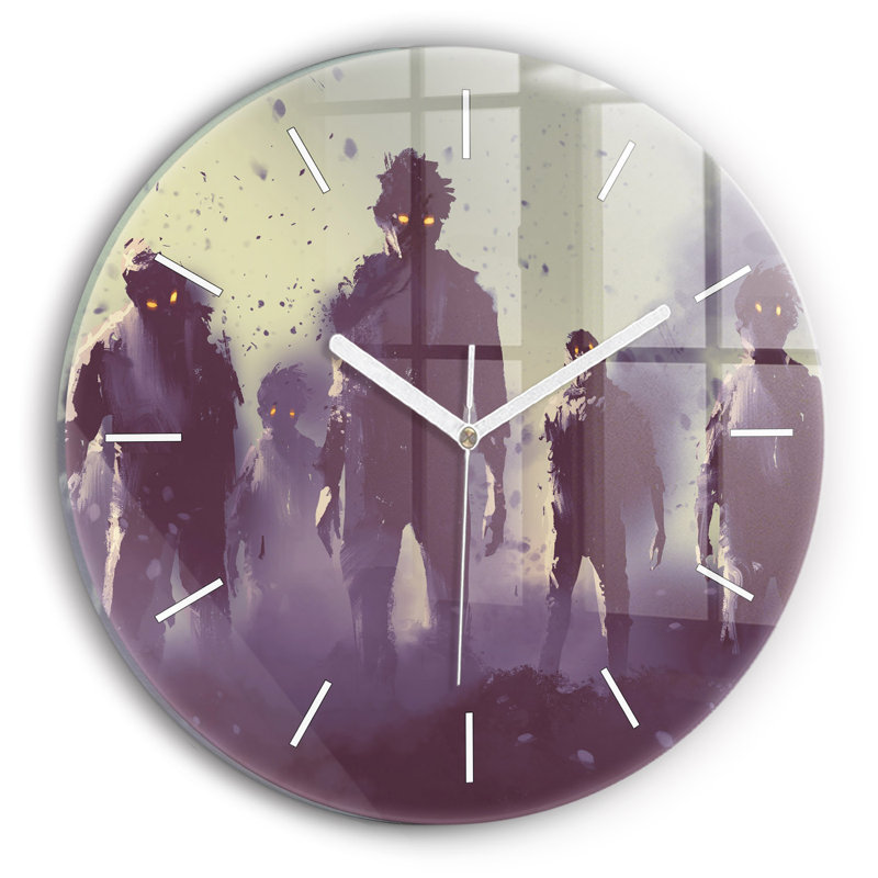 Glass Wall Clock