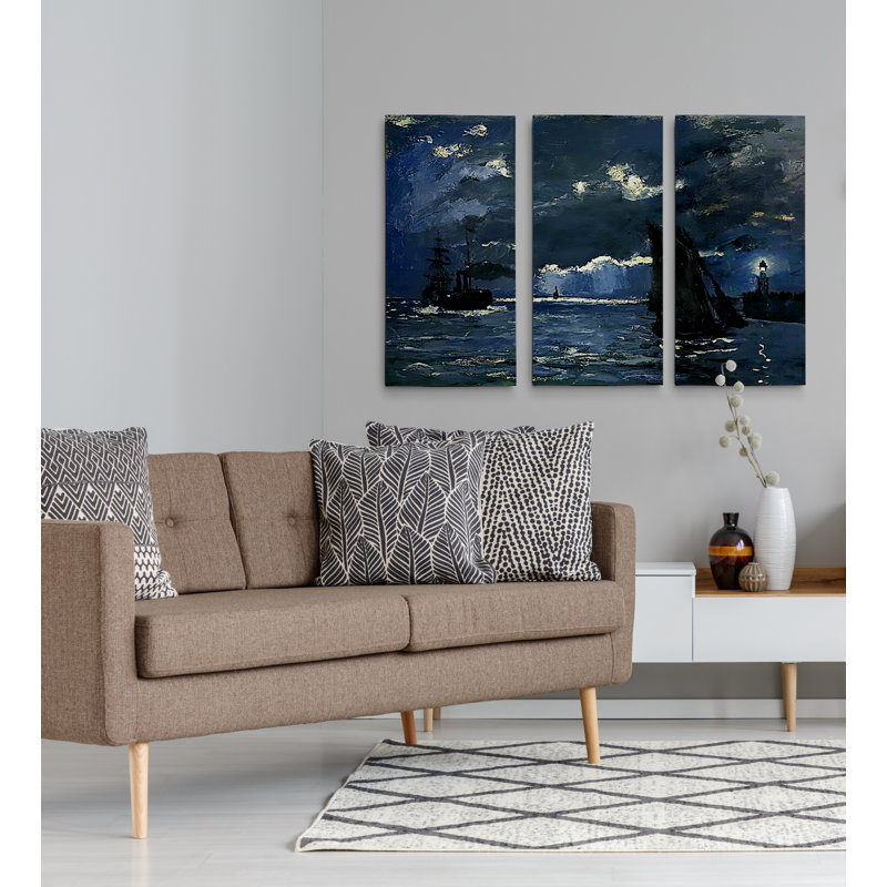 Reproduction d'art sur toile, H 24 po x l 36 po x P 1,5 po