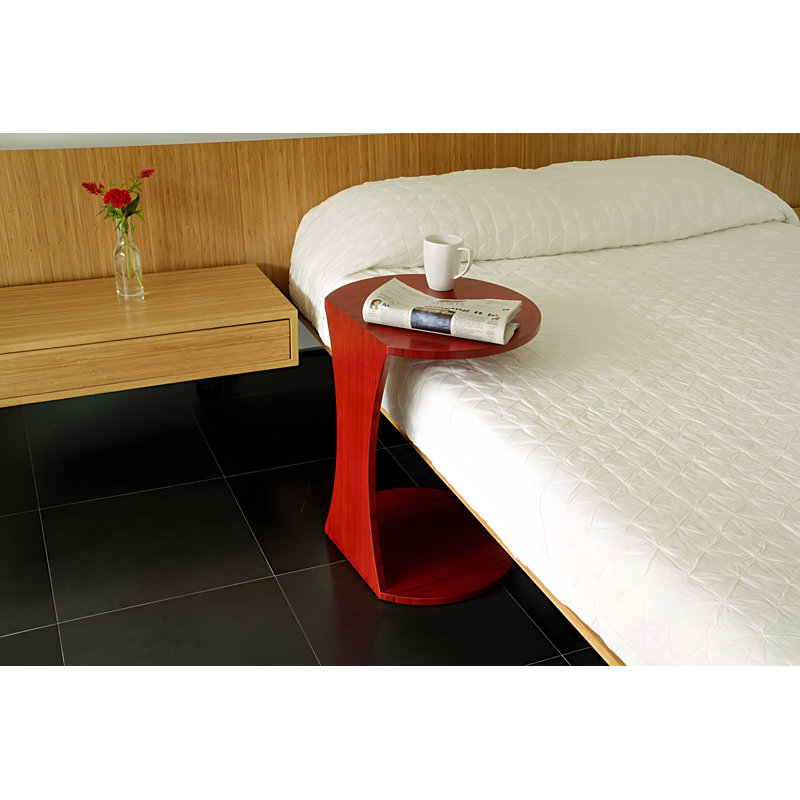 Solid Wood Floor Shelf Nesting Tables, Ruby