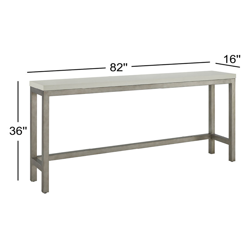 Oasis 82'' W Stone Console Table