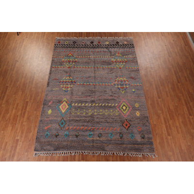 Tapis multicolore 12 pi 5 po x 8 pi 11 po One-of-a-Kind