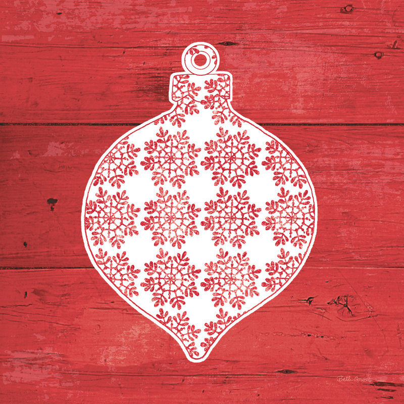Nordic Holiday XIV by Beth Grove - Wrapped Canvas Painting, 30cm H x 30cm W x 3.8cm D
