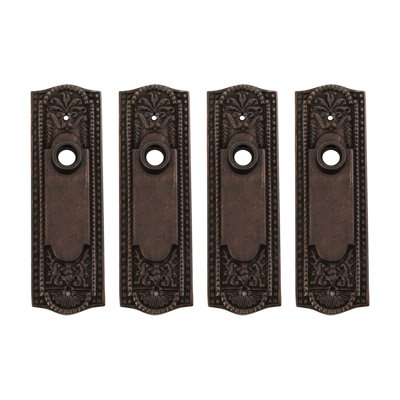0.5'' Center to Center Brass Knob Backplate