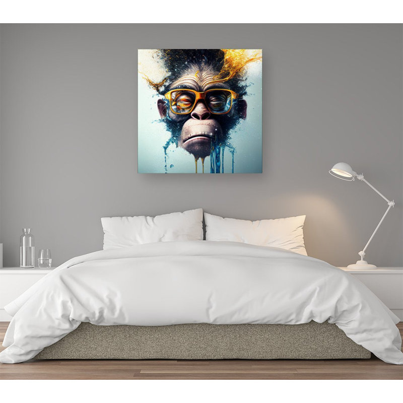 Monkey - Wrapped Canvas Print