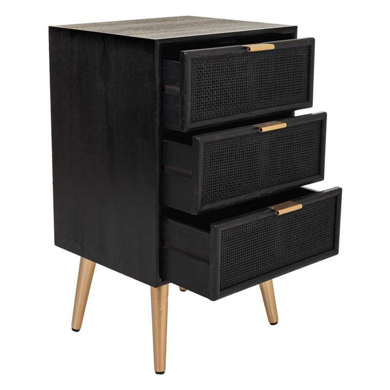 Rishaan 42cm W Bedside Table