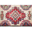 Tapis unique en laine noué à la main style Kazak des années 2010 de 2 pi 8 po x 3 pi 9 po Mahema