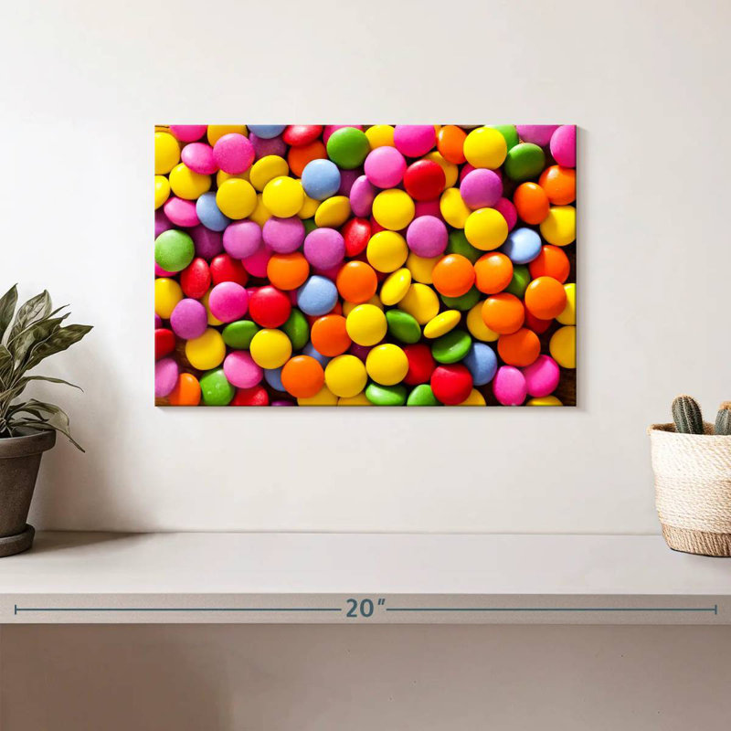 Bonbons colorés Yarlin, H 8 po x l 12 po