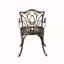 Chaise de salle à manger, cuivre noir (ensemble de 2)
