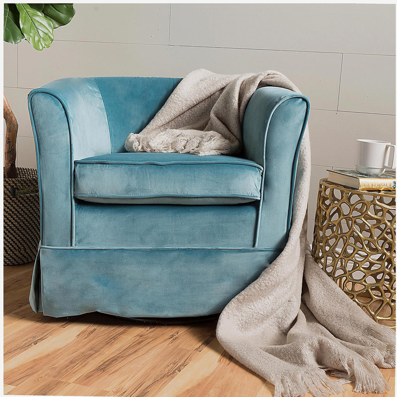 Chaise pivotante avec housse amovible, Naturel