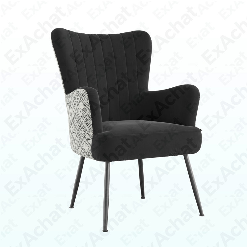 Fauteuil d'appoint noir