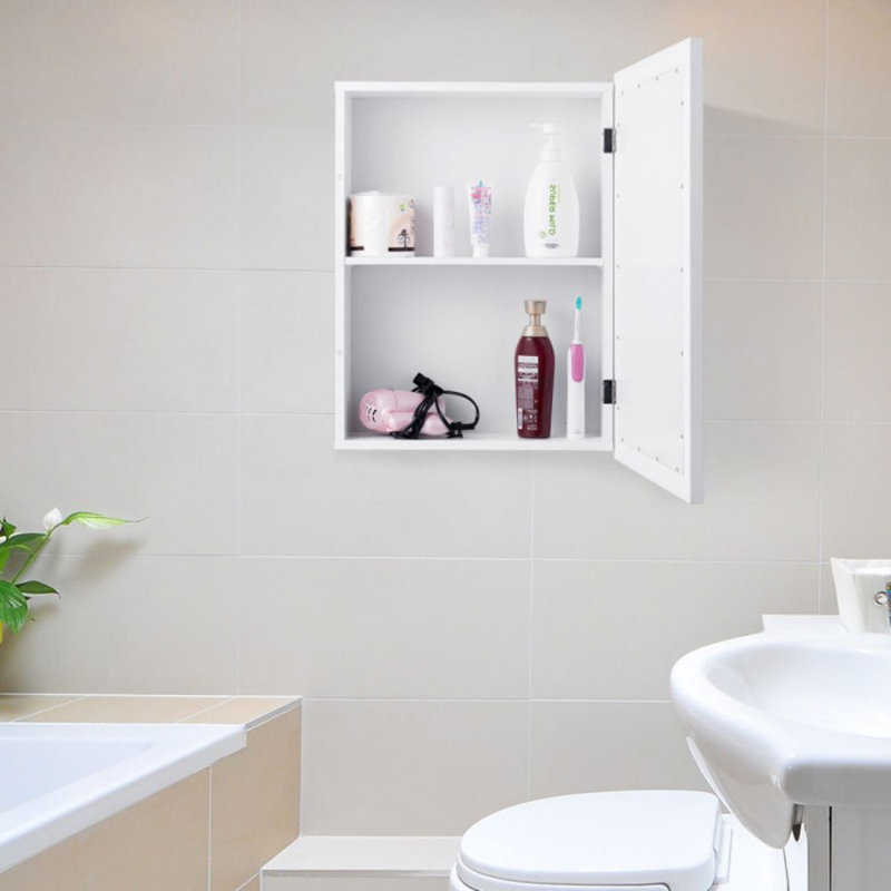 Rangement de salle de bain Jemar, Blanc