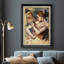 «Two Dancers in the Studio» par Edgar Degas - Peinture sur toile encadrée-86450492