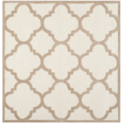 Cannen Hand Tufted Wool Geometric Rug
