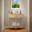 31.5'' Farmhouse Half Moon Console Table-352214867