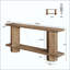 2-Tier Bedside Table,Sofa Table,Console Table,Hallway Table
