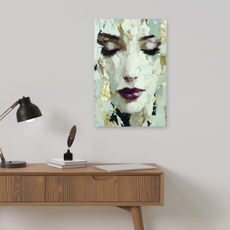 Absence Abstract Contemporary Wall Art Print, 45.72cm H x 30.48cm W